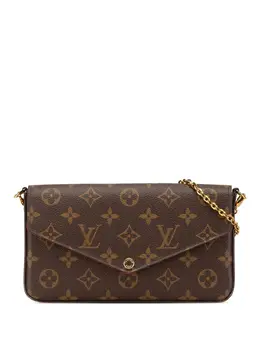 Louis Vuitton Pre-Owned: Коричневая сумка через плечо 