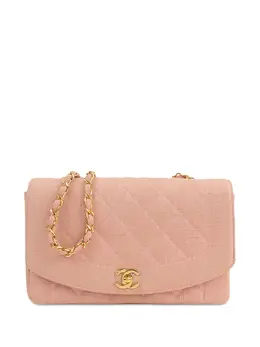CHANEL Pre-Owned: Розовая сумка через плечо 
