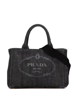 Prada Pre-Owned: Серая сумка 