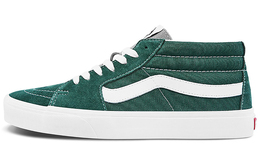 Vans: Зелёные кроссовки  Classic