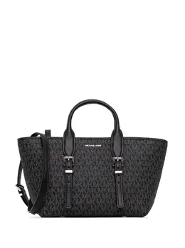 Michael Michael Kors: Чёрная сумка-шоппер 