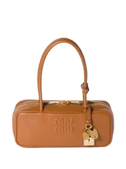 Miu Miu: Коричневая сумка 