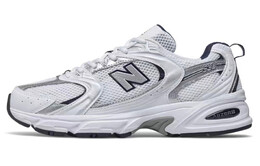 New Balance: Белые кроссовки  530