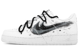 Nike: Чёрные кроссовки  Air Force 1