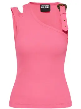 Versace Jeans Couture: Розовая майка 