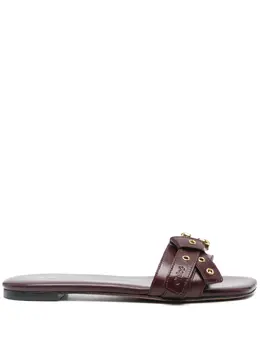 Chloé: Тёмные сандалии 