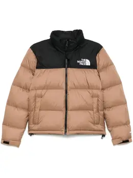 The North Face: Коричневая куртка  Nuptse