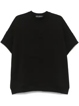 Dolce & Gabbana: Чёрный свитшот 
