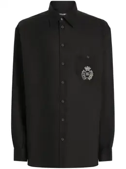 Dolce & Gabbana: Чёрная рубашка 
