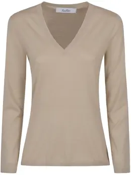 Max Mara: Бежевый топ 
