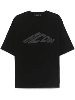 DSQUARED2: Чёрная футболка  Icon