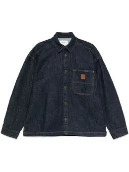 Carhartt WIP: Голубая рубашка 