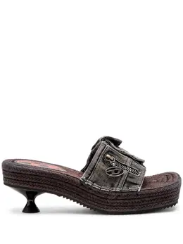 Diesel: Чёрные сабо 