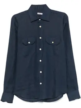 Kiton: Льняная рубашка 