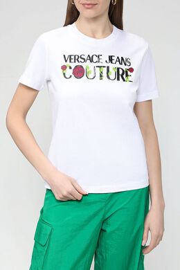 VERSACE JEANS COUTURE: Футболка с принтом 