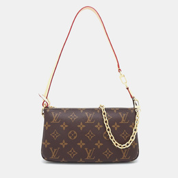 Louis Vuitton: Коричневая сумка  Pochette Accessoires