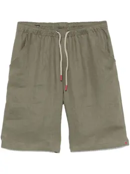 Kiton: Льняные шорты 