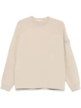 Stone Island: Бежевый свитшот  Compass
