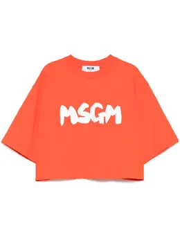 MSGM: Футболка с принтом 