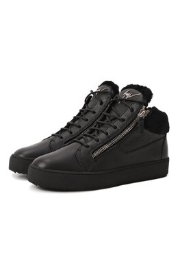 Giuseppe Zanotti Design: Чёрные кеды  Kriss