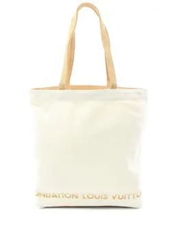 Louis Vuitton Pre-Owned: Белая сумка-шоппер 