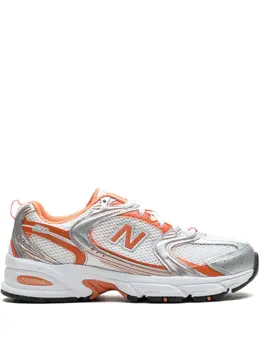 New Balance: Серебристые кроссовки  530