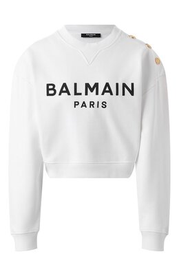 Balmain: Хлопковый свитшот 