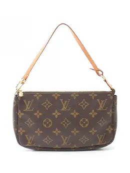 Louis Vuitton Pre-Owned: Коричневый клатч 