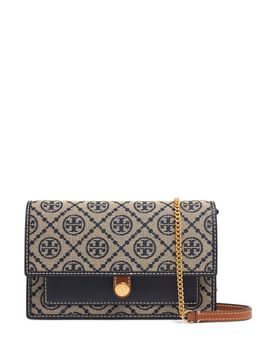 TORY BURCH: Синий кошелёк 