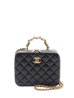 CHANEL Pre-Owned: Чёрная сумка 