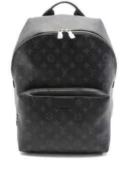 Louis Vuitton Pre-Owned: Чёрный рюкзак 