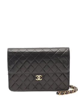 CHANEL Pre-Owned: Чёрная сумка 