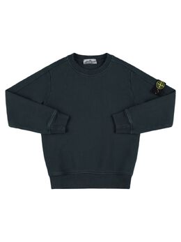 STONE ISLAND JUNIOR: Хлопковый свитшот 