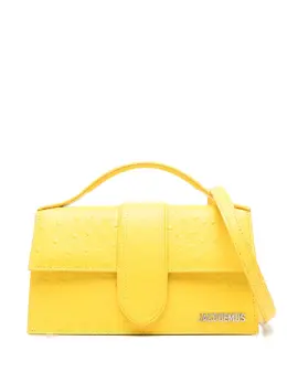 Jacquemus: Жёлтая сумка-шоппер  Le Grand Bambino
