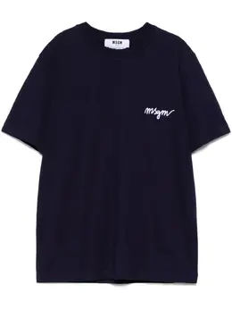 MSGM: Голубая футболка 