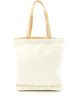 Louis Vuitton Pre-Owned: Белая сумка-шоппер 