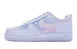 Nike: Фиолетовые кроссовки  Air Force 1