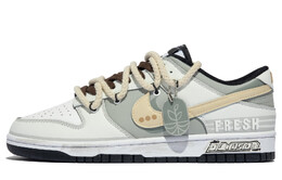 Nike: Жёлтые кроссовки  Dunk