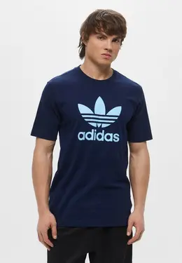 adidas Originals: Синяя футболка 