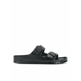 Birkenstock: Чёрные шлёпанцы 