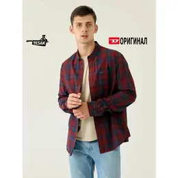 DIESEL: Рубашка в клетку 