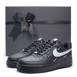 Nike: Чёрные кроссовки  Air Force 1