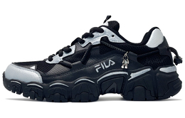 Fila: Чёрные кроссовки 