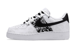 Nike: Чёрные кроссовки  Air Force 1