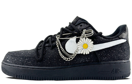 Nike: Чёрные кроссовки  Air Force 1