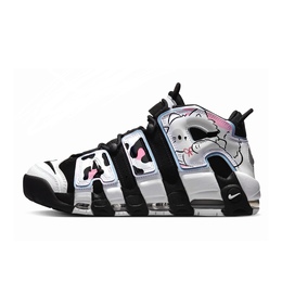 Nike: Чёрные кроссовки  Air More Uptempo