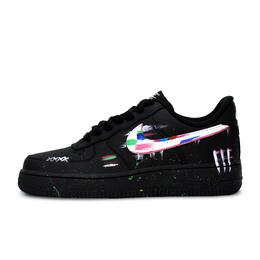 Nike: Чёрные кроссовки  Air Force 1