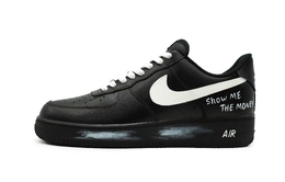 Nike: Чёрные кроссовки  Air Force 1