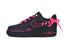 Nike: Чёрные кроссовки  Air Force 1