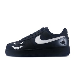 Nike: Чёрные кроссовки  Air Force 1